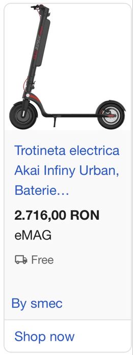 Trotinetă electrica Akai Infinity Urban