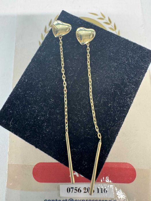 Cercei din aur 14k (68907.1/ 10 Pacurari 1) Garantie 2 ani!