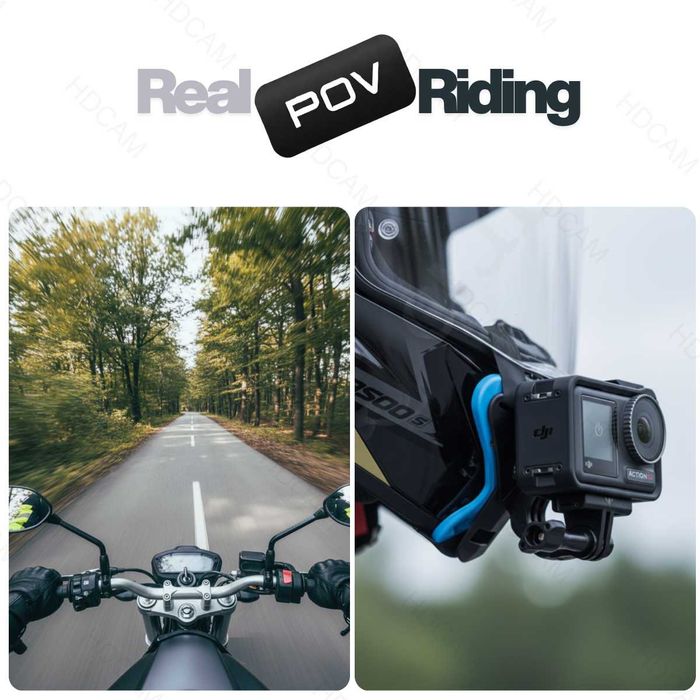 Монтаж за каска Chin Mount за Телефони - GoPro - DJI - Insta360