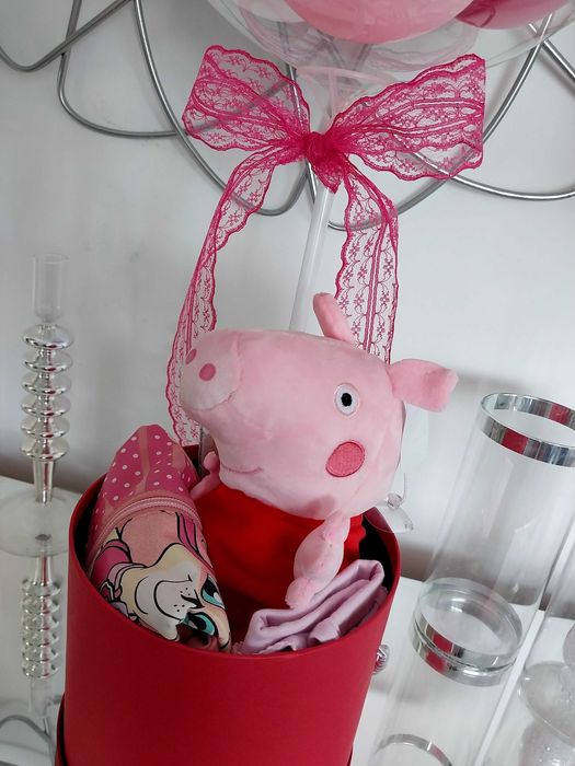 Балон с надпис и подаръчна кутия