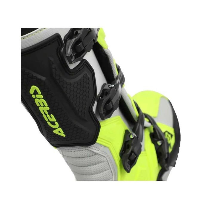 Ботуши Acerbis Artiglio Fluo Yellow/White мотокрос ендуро MX ТОП ЦЕНА