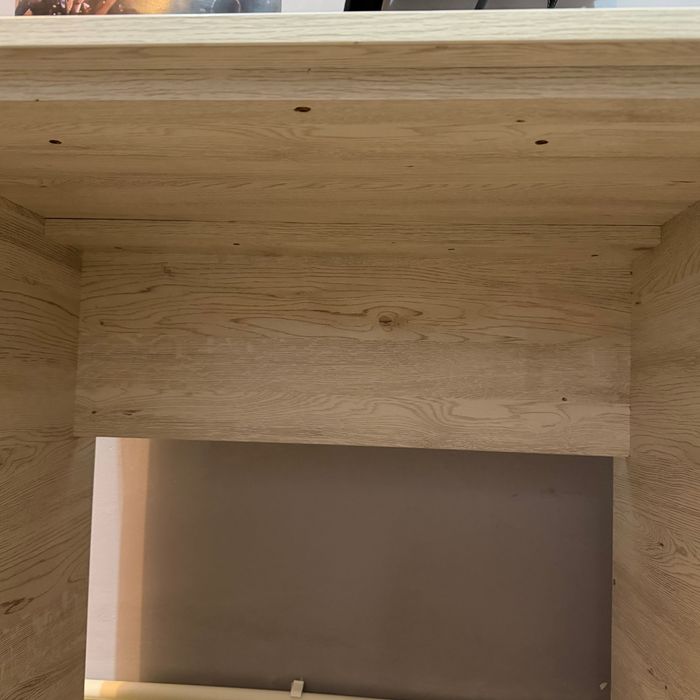 Birou de vânzare din pal melaminat decor lemn