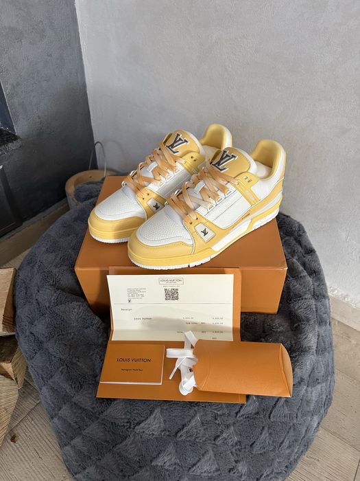 Louis Vuitton LV Trainers Monogram Yellow/White