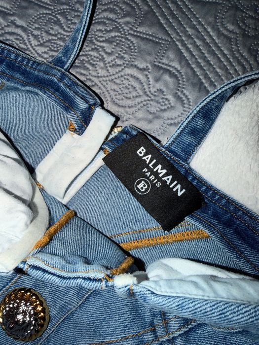 Дънкова рокля Balmain