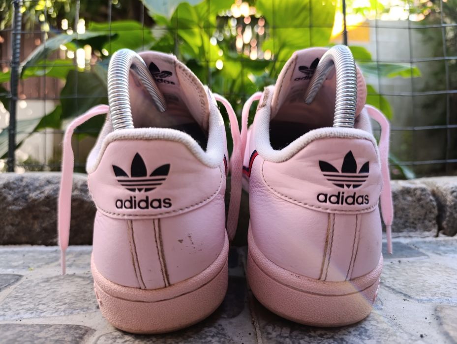 Adidas continental 80 clear pink