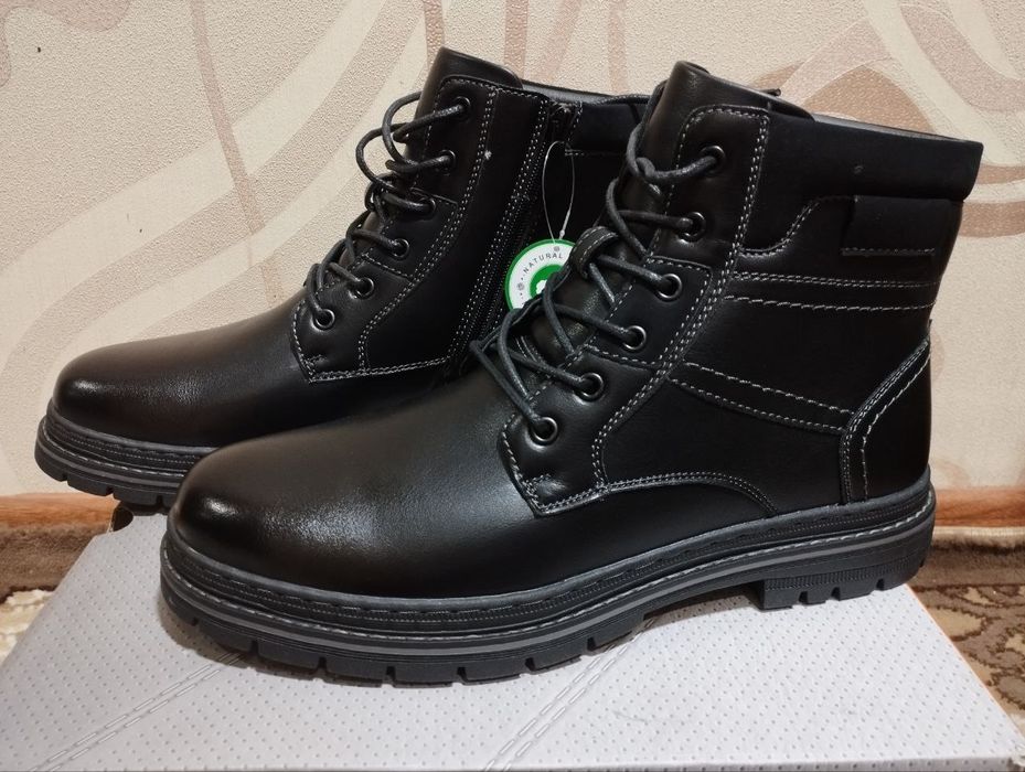 Новые мужские ботинки.С мехом.Турция