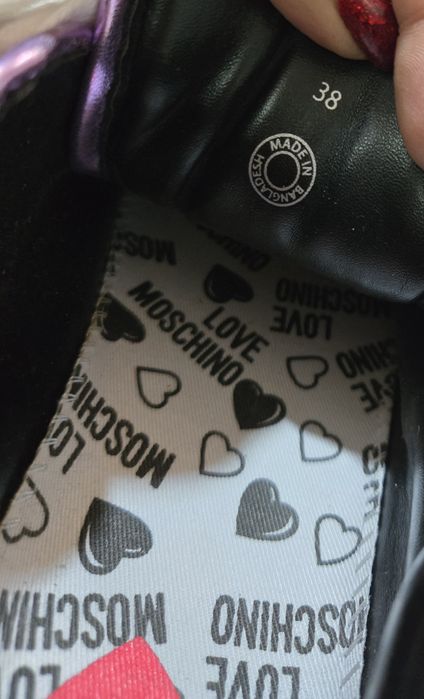Love Moschino оригинални дамски сникърси 38 номер