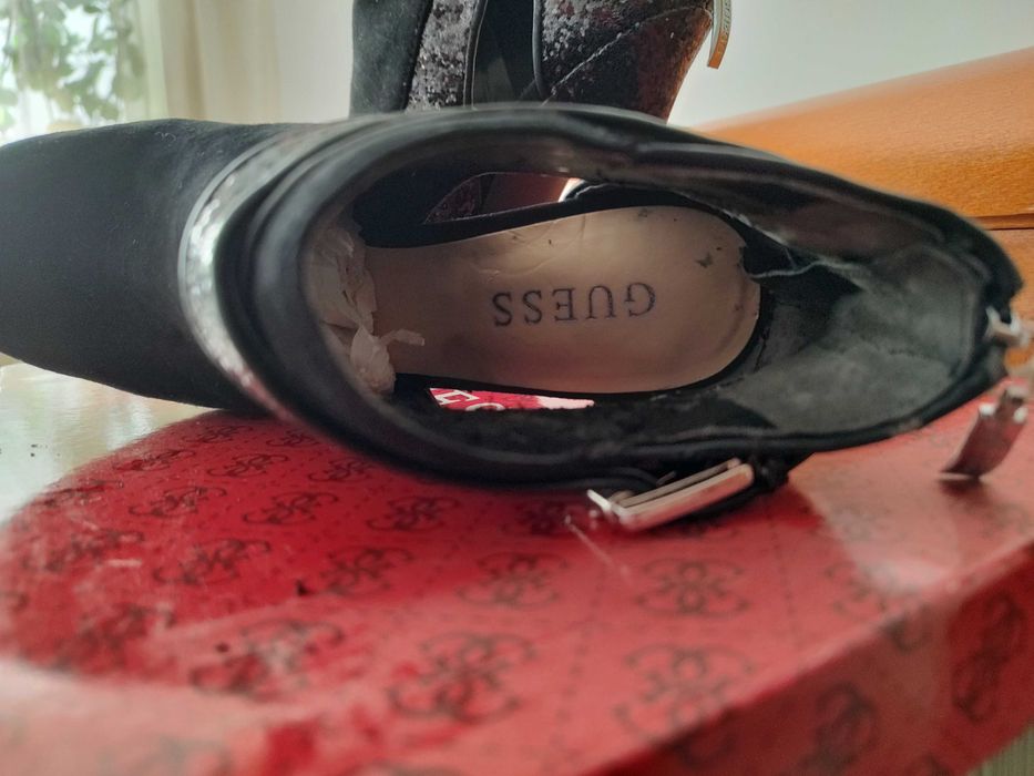 Botine piele Guess