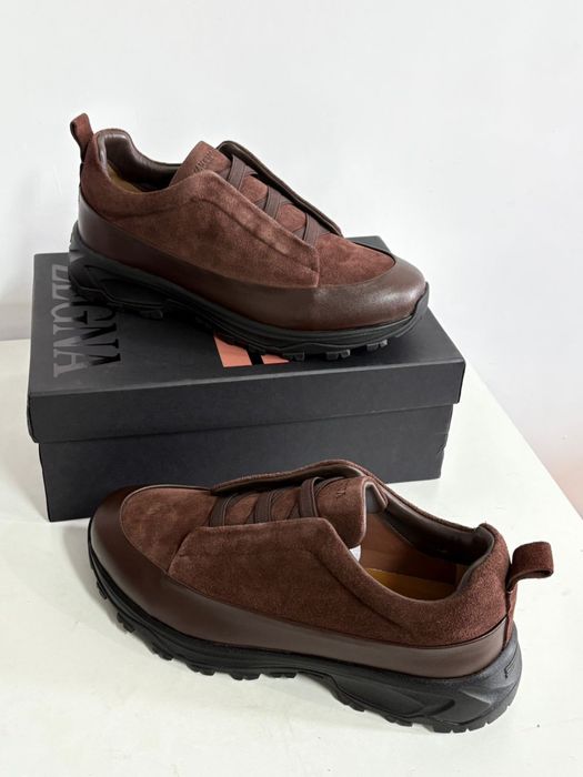 ZEGNA Triple Stitch  Leather