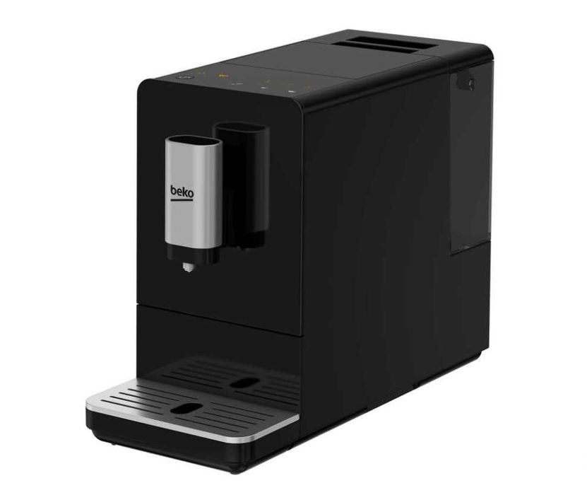Espressor automat BEKO CEG3190B, 1.5l, 1350W, 19 bar, Rasnita reglabila, Afisaj Touch, Slim
