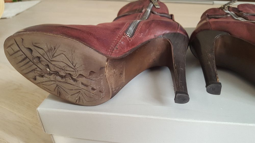 Botine, cizme piele AS 98, 37