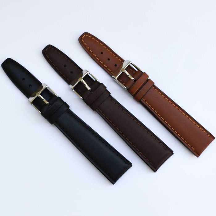 Кожени Каишки за Ретро Часовници.Смяна на Каишка за Часовник 12 16 18 20 22 24мм. Колекционерски Часовник Seiko/Orient/Casio/Ракета/Слава/Полет/Восток