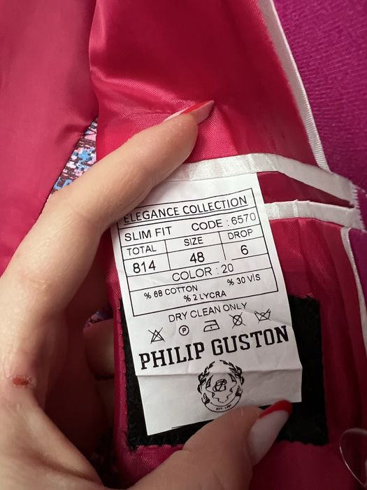 Sacou fucsia barbati