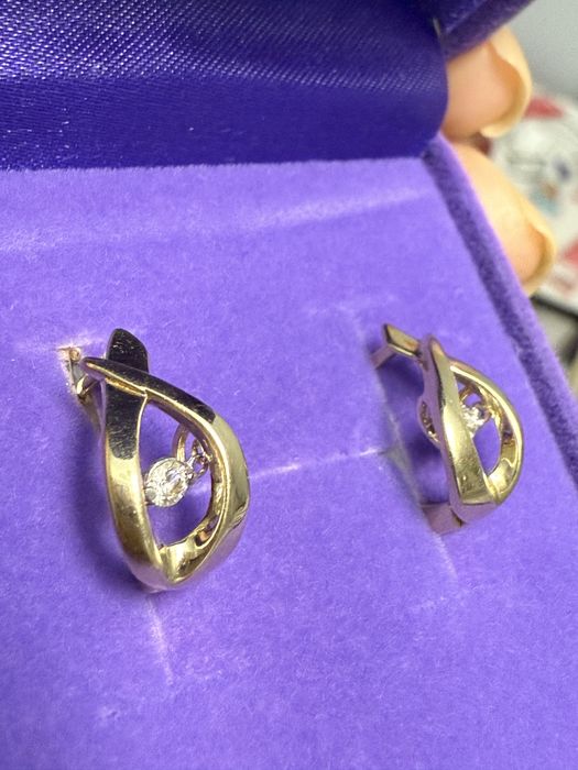 Бриллиантовые серьги