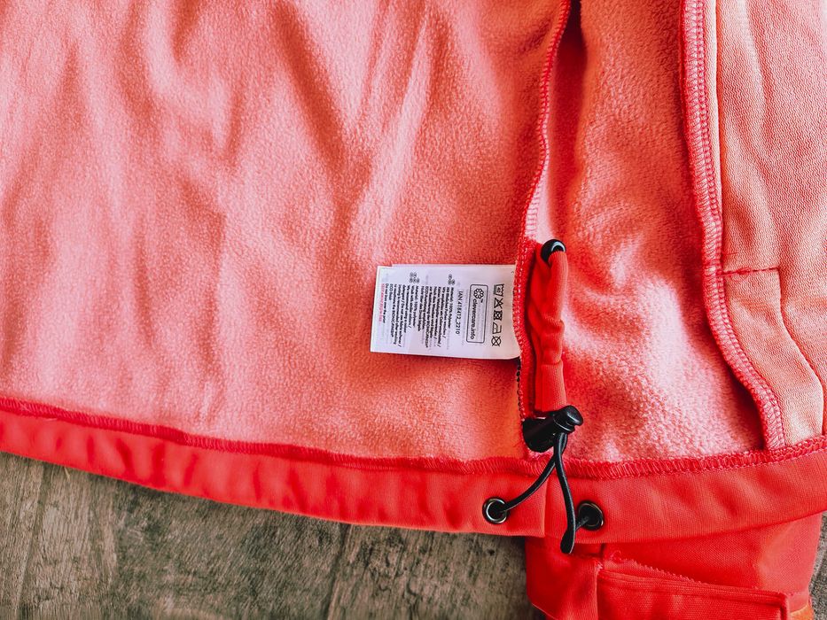 Geaca hanorac de primăvară rosu