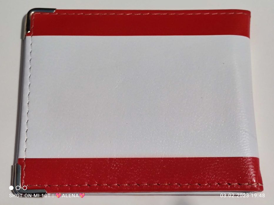 Кожаный кошелёк-портмоне «Спартак».