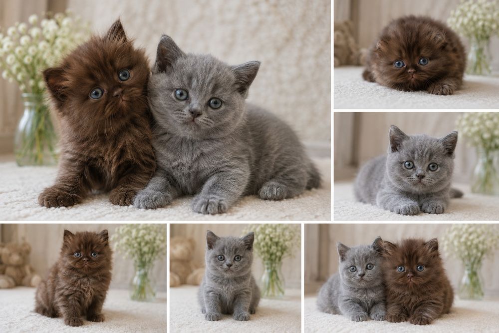 Котята Скотиш Страит,Скотиш Хайлэнд Фолд