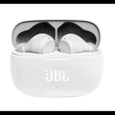 Аудио слушалки In Ear JBL Wave 200TWS, True Wireless, Bluetooth, Deep Bass, IPX2, Touch Control, Бял