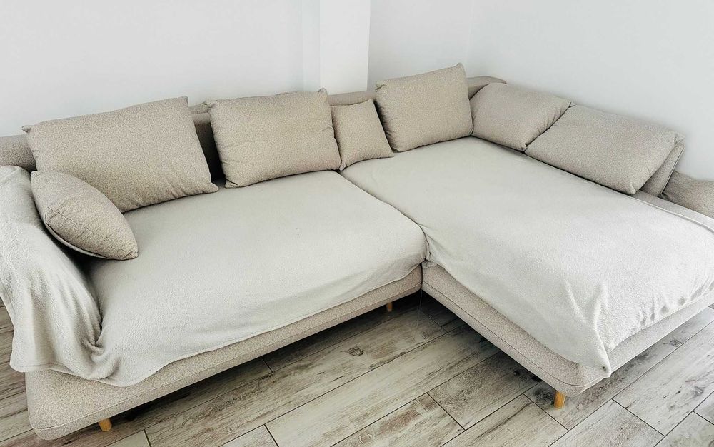 Coltar extensibil crem 280cm - stare foarte buna