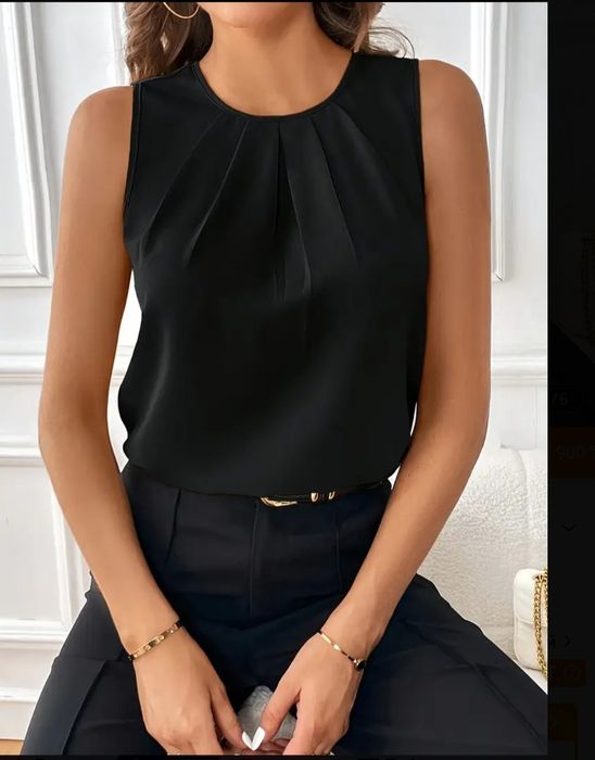 Топ+блузка. 46р. Комплект.