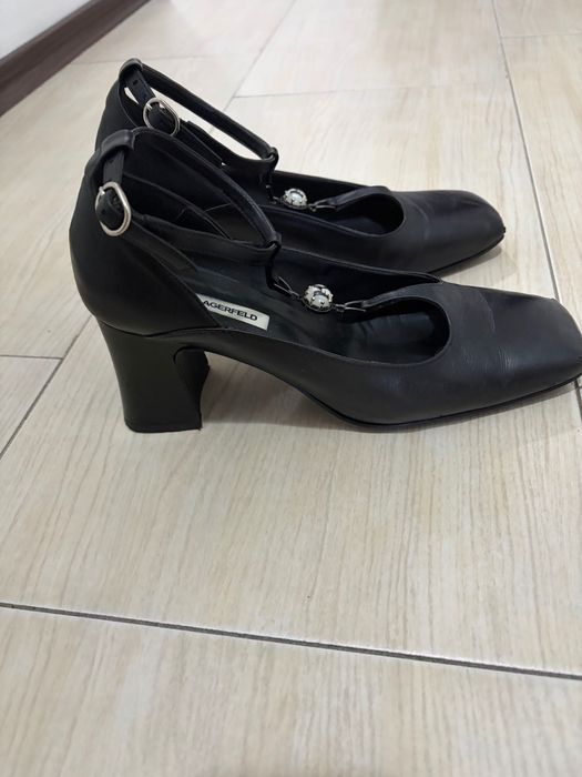 Кожени обувки Karl Lagerfeld