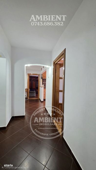 Apartament cu 3 camere, mobilat și utilat, VASLUI - zona CENTRU;