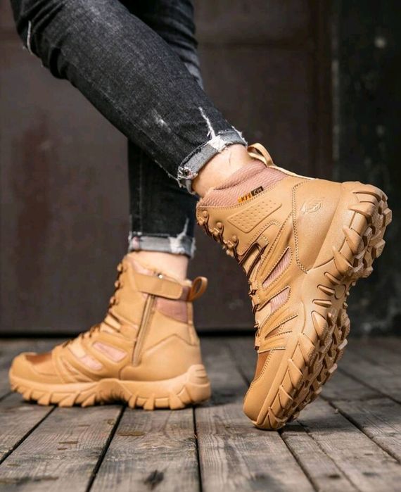 Нови мъжки кубинки каки  непромокаеми ботуши тактически работни 45/46