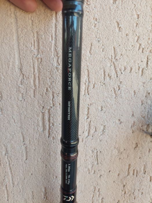 Lanseta daiwa megaforce tele 3m 50-150g + mulineta okuma carbonite v2 match 40-msdh
