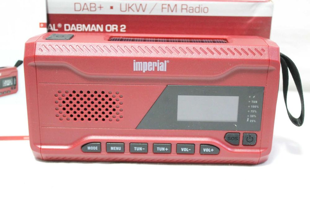 Aparat radio digital FM Bluetooth lanterna solar Imperial Dabman OR02