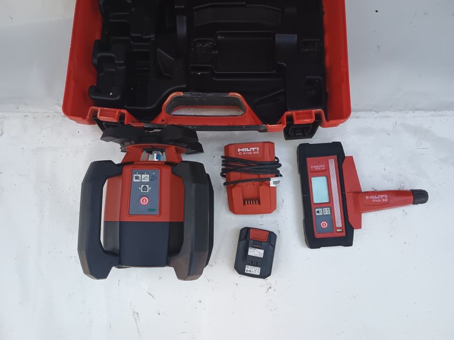 Laser panta hilti pr30 hvs , cutie, receptor, baterie și incarcator