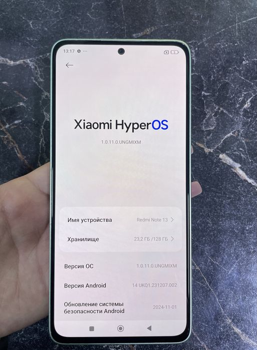 Xiaomi redmi note 13,128 gb
