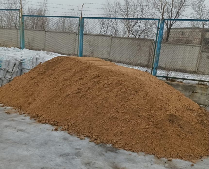 Песок молодецкий мешками