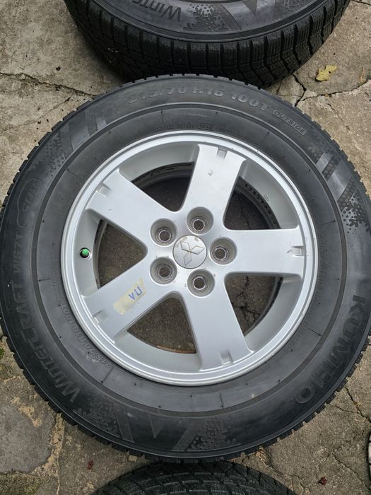 Джанти 16ки с зимни гуми 7.5мм за Mitsubishi 5x114.3