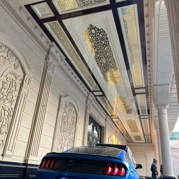 АЛЮКОБОНД и травертин ишлари