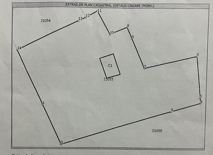 Teren intravilan 6576 mp, comuna Curcani si casa caramida