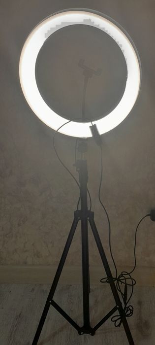 кольцевая лампа тринога