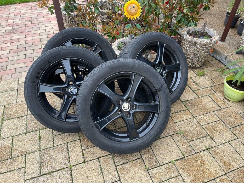 Roti Skoda Superb IIII cu jante din aliaj 17 inch