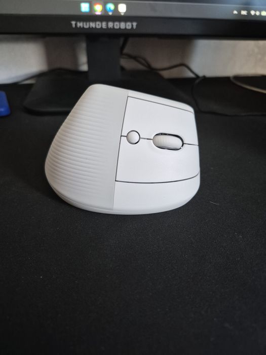 Logitech Lift Vertical Ergonomic Mouse.