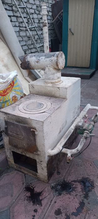 Продам печь с маторчиком