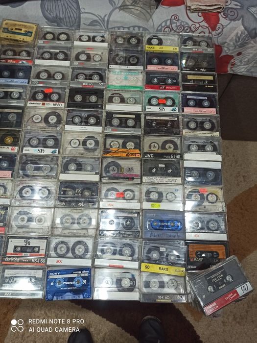 Casete audio raks goldstar Philips etc