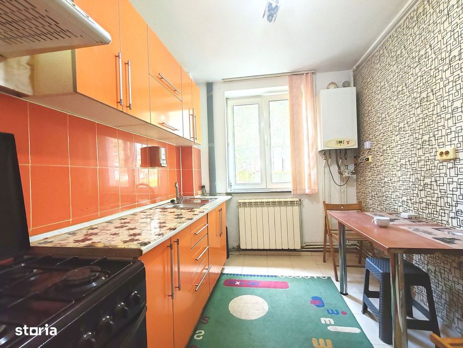 Apartament 2 camere Trivale, confort 1, parter, centrala, mobilat