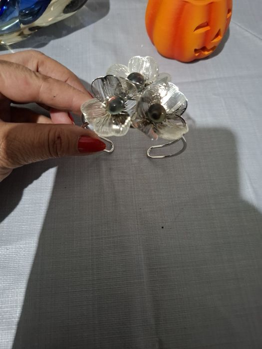 Bratara alexandrit Hong Kong stil tribal cu model floral placata cu ar