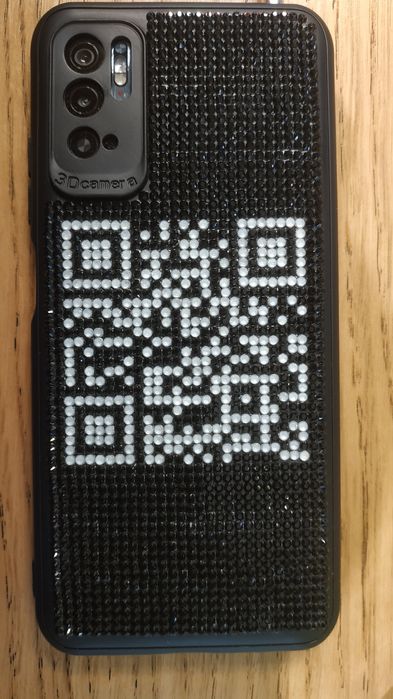 Чехол для телефона - визитка. Мульти-кьюаркод