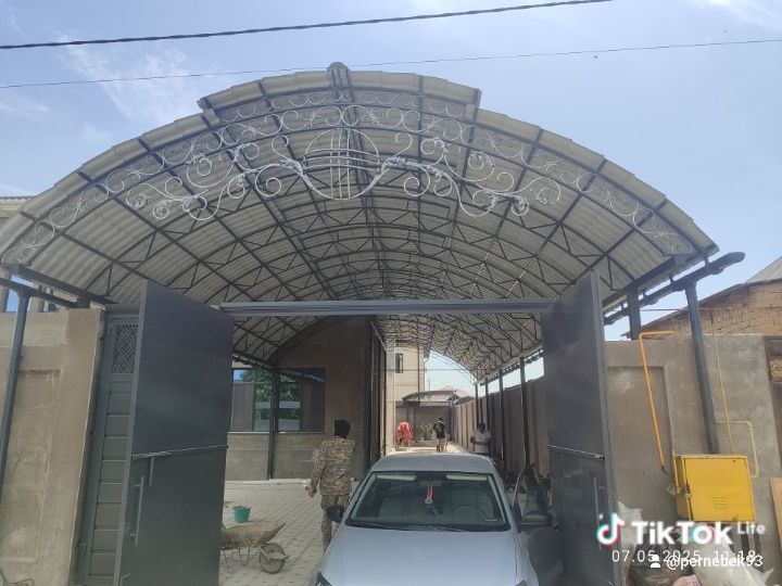 Навес Арка шанхаи дуга полудуга однаскат