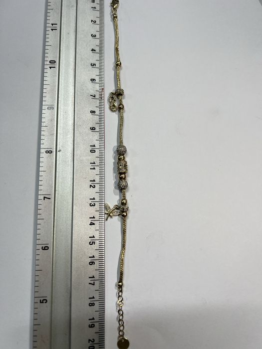 Bratara de aur 14k 585 model deosebit tip pandora cadou special