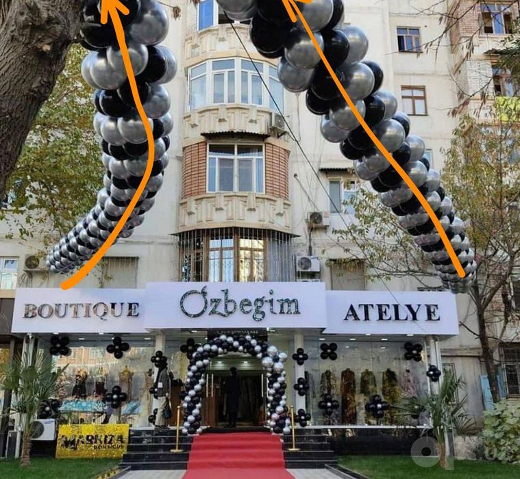 Ofarmleniya hizmati, Оформление шарами выпуска