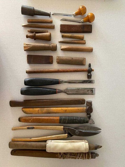 Инструменты для Чеканки по металлу и дереву. Ножницы для металла