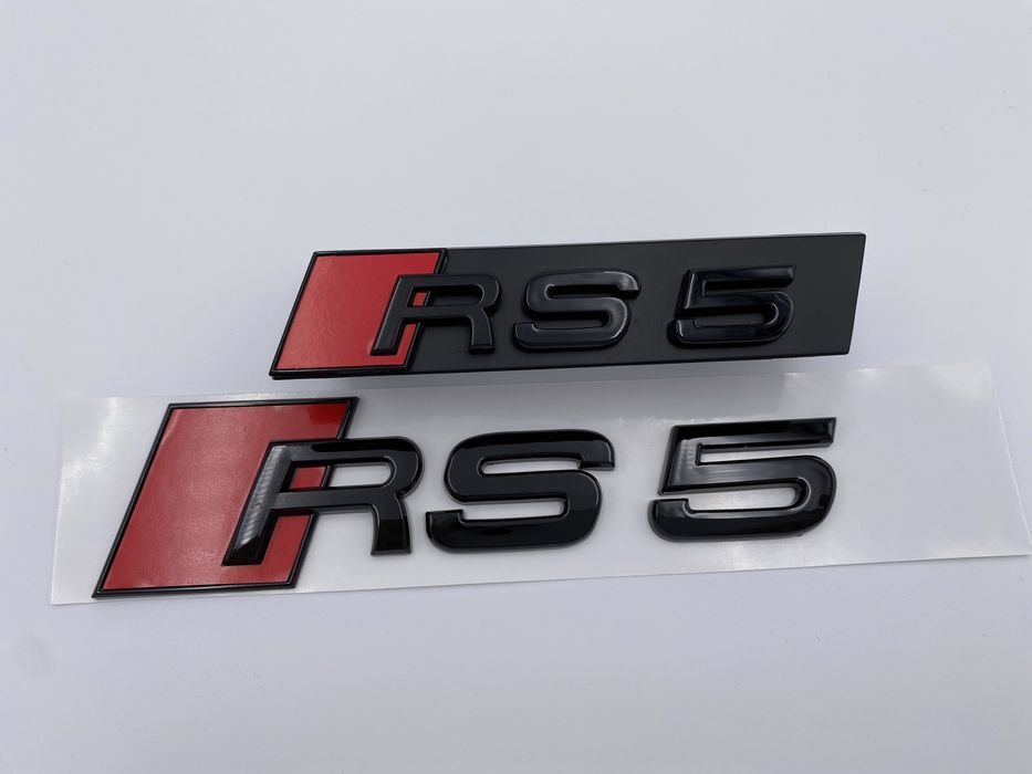 Set embleme Audi RS 5 negru