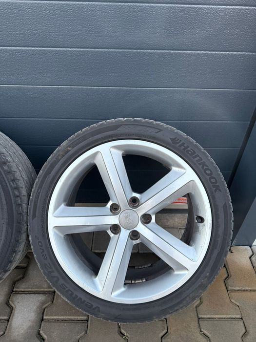 Jante aliaj originale Audi 18” + anvelope Hankook – set 4 buc