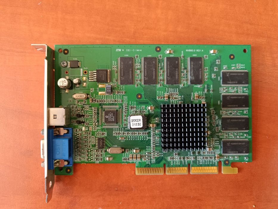 Видеокарты AGP разных годов